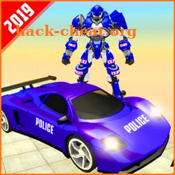 Grand Police Car Robot Transform Rescue Battle icon