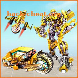 Grand Robot Bike Transform City Attack icon