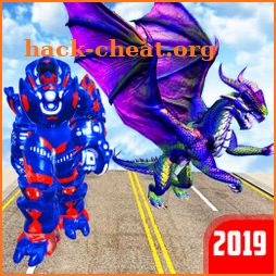 Grand US Dragon Robot Battle 3D icon