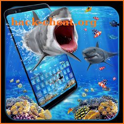 Great White Shark Keyboard Theme icon