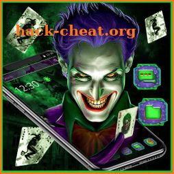 Green Creepy Smile Joker Theme icon