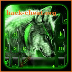 Green Wild Wolf Keyboard Theme icon