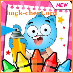 Gumballl & Darwin's Coloring Book icon