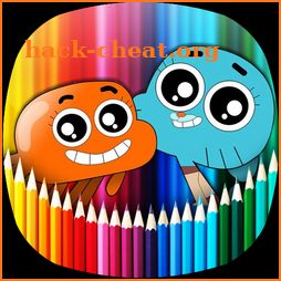 Gumballl Coloring Book for Darwin icon