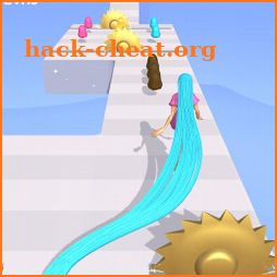 Hair Challenge Runner Long Girl Hair Rush 3d icon