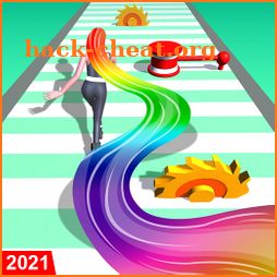 Hair runner challenge 3d game run icon