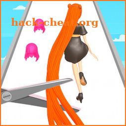 Hair runner Challenge rush makeover run game 3d icon