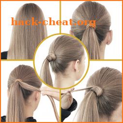 Hairstyles step by step icon