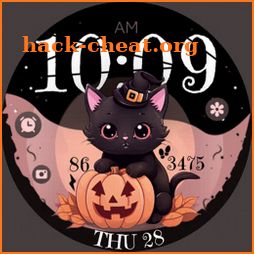 Halloween Cute Cat watch face icon