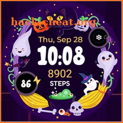 Halloween Cute Frame - Wear OS icon