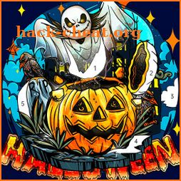 Halloween Paint Book Offline icon