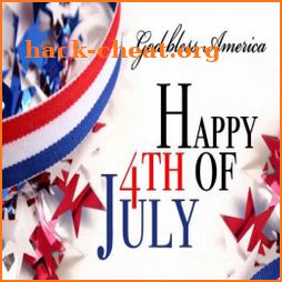 Happy 4th July: Greeting, Photo Frame, GIF, Quotes icon