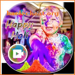 Happy Holi Photo Video Maker icon