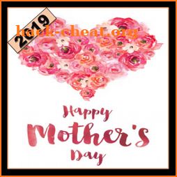 Happy mother's Day Quote and stickers icon