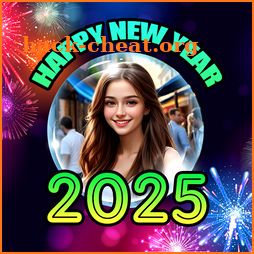 Happy NewYear 2025 Photo Frame icon