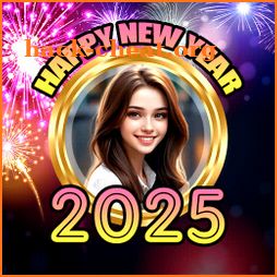 Happy NewYear 2025 Photo Frame icon