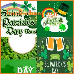 Happy Saint Patrick Day: Greeting,Photo Frames,GIF icon