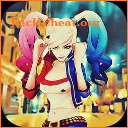 Harley Quinn Gangster Girl Fight icon