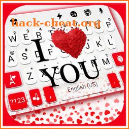 Hearts Love You Keyboard Theme icon