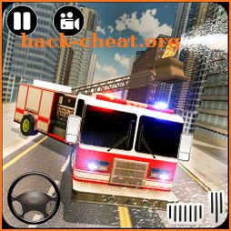 Heavy Ladder Fire Truck City Rescue 2019 icon