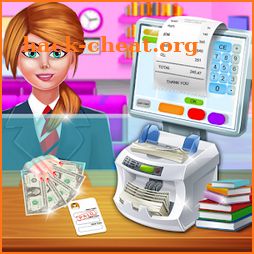 High School Girls ATM Machine Sim - Cashier Games icon