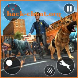 High School Police Hero Dog icon