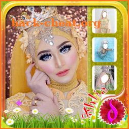 Hijab Wedding Photo Frames icon