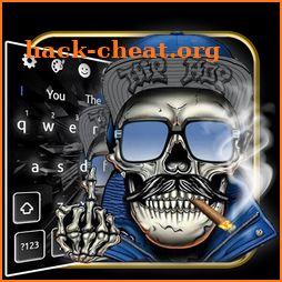 Hip Hop Skull Keyboard Theme icon