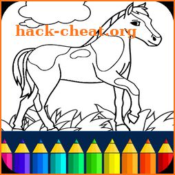 Horse Coloring Book icon