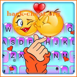 Hot Love Heart Keyboard Theme icon