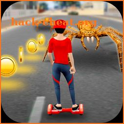 Hoverboard Racing Spider Attack icon