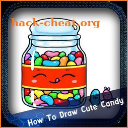 how to draw cute candy icon