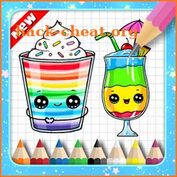 How To Draw Cute Sweet Drink icon