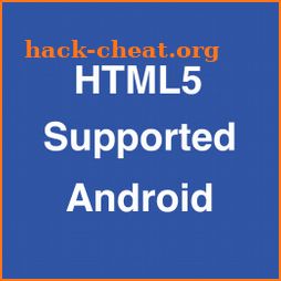 HTML5 Supported for Android -Check browser support icon