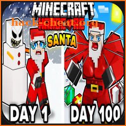 I Survived 100 DAYS as a Santa icon