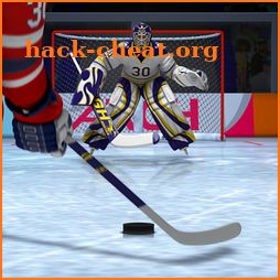 Ice Hockey shooting icon