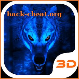 Ice Wolf 3D Theme icon