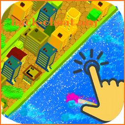 Idle Tycoon. Tsunami. Clicker & automatic & mining icon