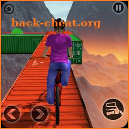 Impossible  Downhill bike Tracks Downhill cycling icon