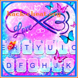 Infinity Butterfly Love Keyboard Theme icon