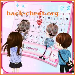 Innocent Couple Love Keyboard Theme icon