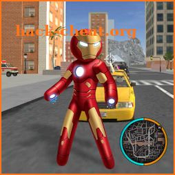 Iron Stickman Rope Hero Fighting Gangstar Crime icon