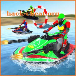 Jet Ski Boat Racing: Robot Shooting Water Race icon