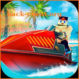 Jet Ski Craft: Crafting, Stunts & Jetski Games 3D icon