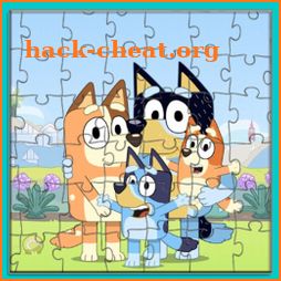 Jigsaw Puzzle Cute  Bluey Game icon