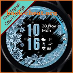 JK_17 Winter Snow WatchFace 3D icon