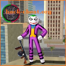 Joker Counter Stickman Rope Hero Crime OffRoad icon