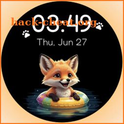 Joy’s Day Cute Fox Watch Face icon