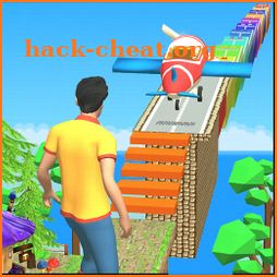 Jungle Fly Run Race 3D Game - Sky Glider Simulator icon