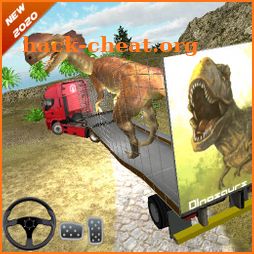 Jurassic Dinosaur Transport Truck Driver Game 2K20 icon